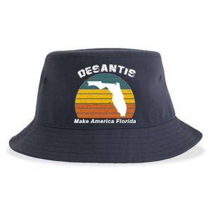 Make America Florida DeSantis 2024 Election Sustainable Bucket Hat