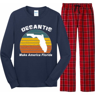 Make America Florida DeSantis 2024 Election Long Sleeve Pajama Set