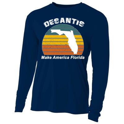 Make America Florida DeSantis 2024 Election Cooling Performance Long Sleeve Crew