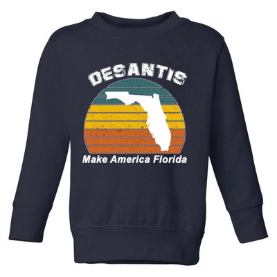 Make America Florida DeSantis 2024 Election Toddler Sweatshirt