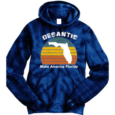 Make America Florida DeSantis 2024 Election Tie Dye Hoodie