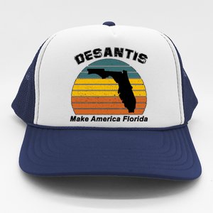 Make America Florida DeSantis 2024 Election Trucker Hat