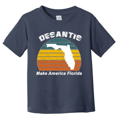 Make America Florida DeSantis 2024 Election Toddler T-Shirt