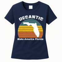 Make America Florida DeSantis 2024 Election Womens T-Shirt