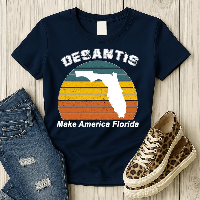 Make America Florida DeSantis 2024 Election Womens T-Shirt