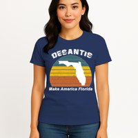 Make America Florida DeSantis 2024 Election Womens T-Shirt