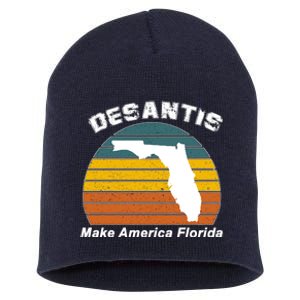 Make America Florida DeSantis 2024 Election Short Acrylic Beanie