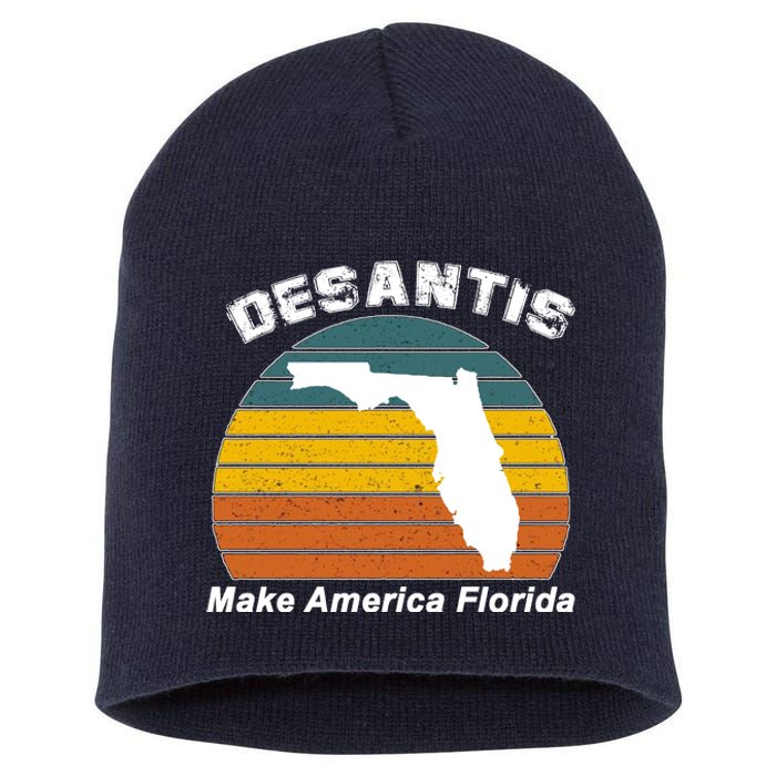 Make America Florida DeSantis 2024 Election Short Acrylic Beanie