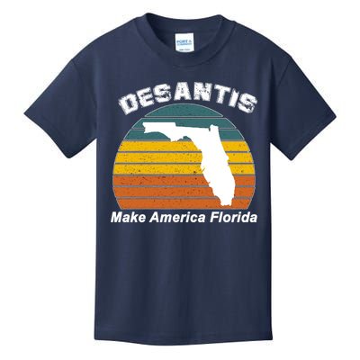 Make America Florida DeSantis 2024 Election Kids T-Shirt