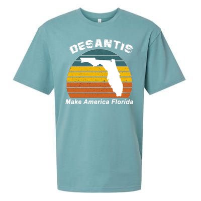 Make America Florida DeSantis 2024 Election Sueded Cloud Jersey T-Shirt