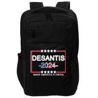 Make America Florida DeSantis 2024 Vintage Impact Tech Backpack