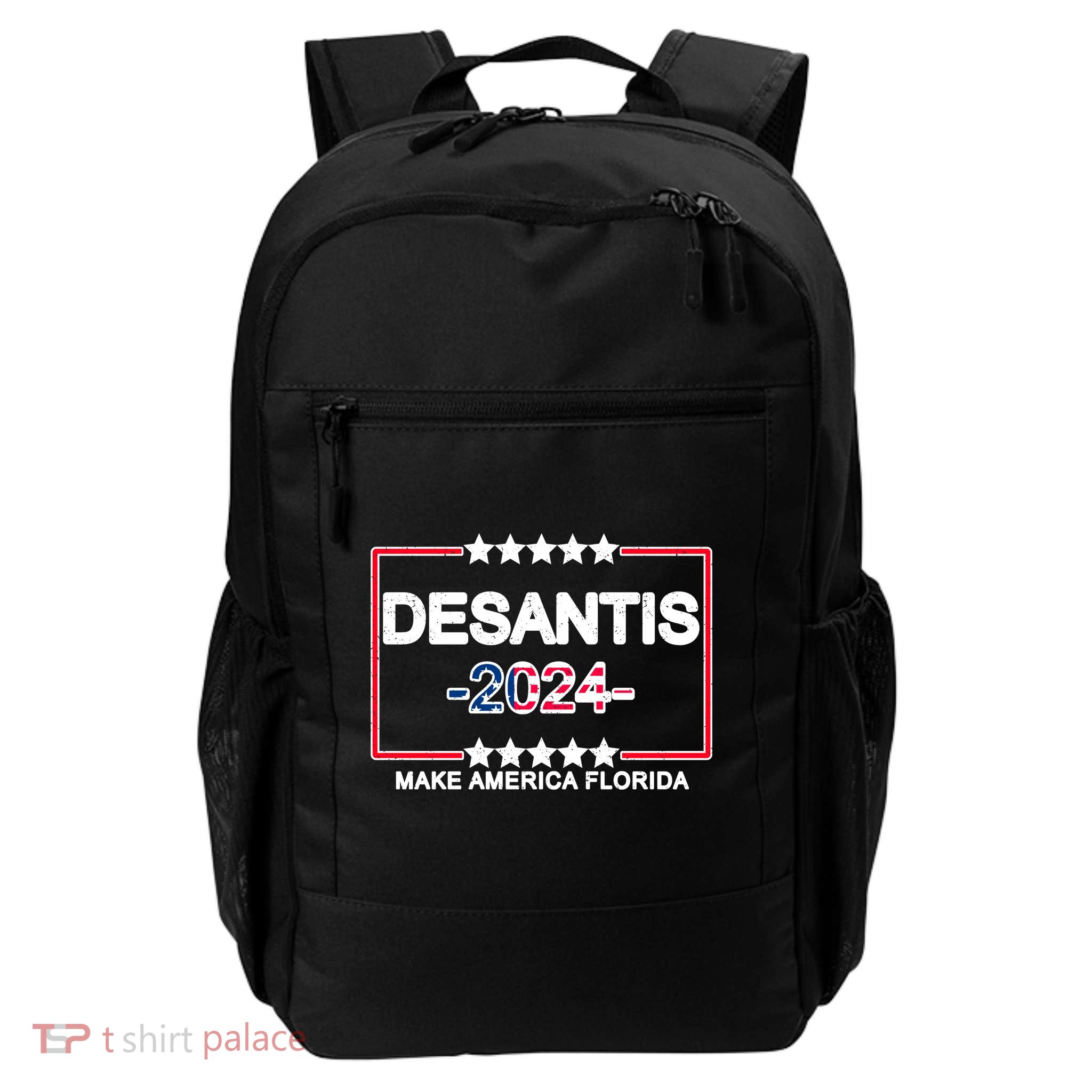 Make America Florida DeSantis 2024 Vintage Backpack