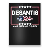 Make America Florida DeSantis 2024 Vintage Poster