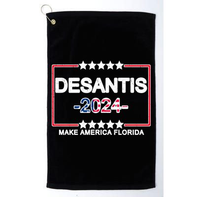 Make America Florida DeSantis 2024 Vintage Golf Towel