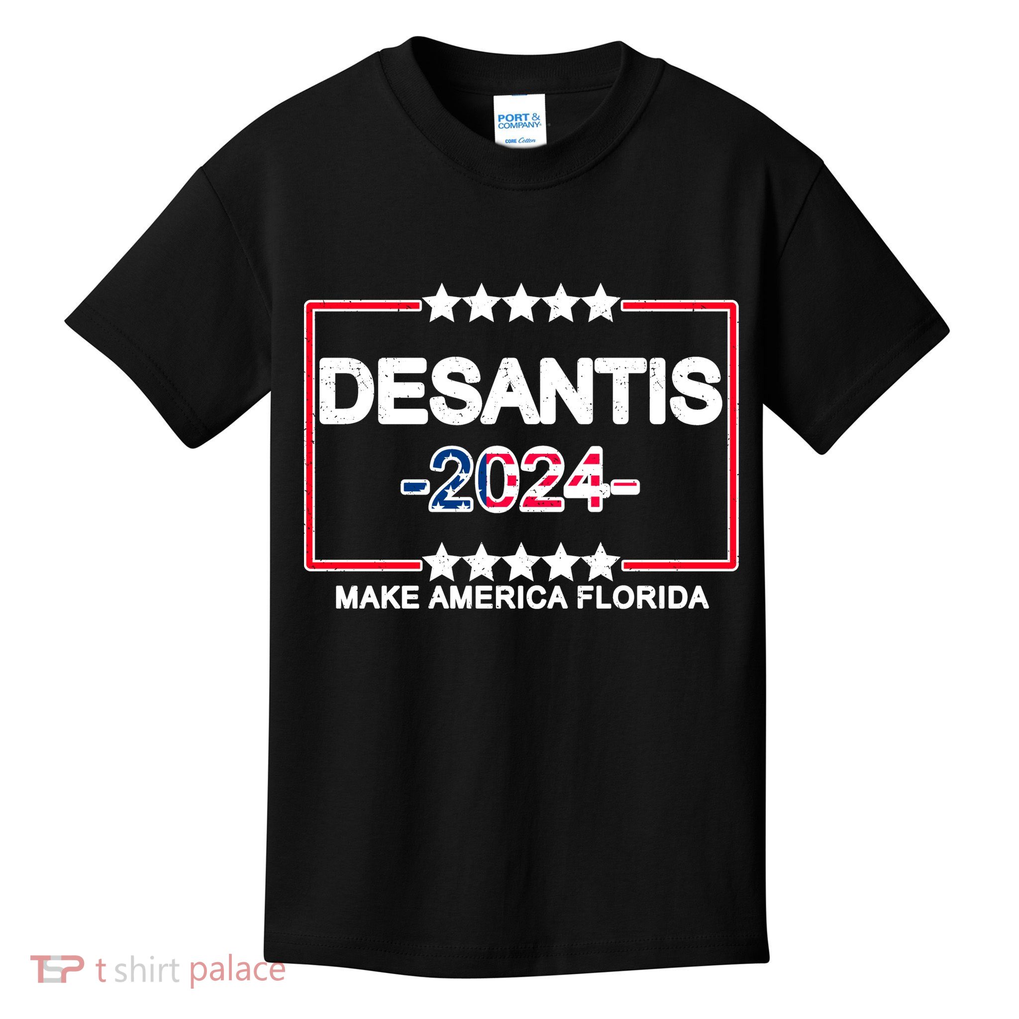 Make America Florida DeSantis 2024 Vintage Kids T-Shirt
