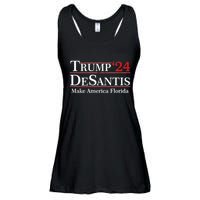 Make America Florida Trump DeSantis 2024 Ladies Essential Flowy Tank