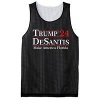 Make America Florida Trump DeSantis 2024 Mesh Reversible Basketball Jersey Tank