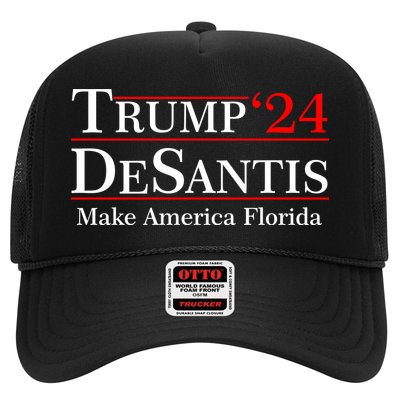 Make America Florida Trump DeSantis 2024 Trucker Hat