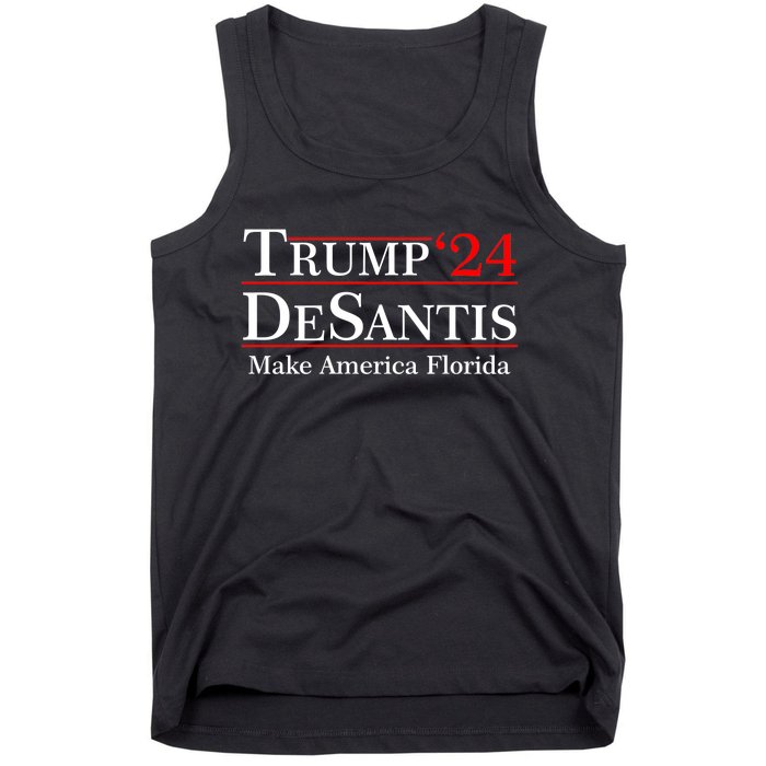 Make America Florida Trump DeSantis 2024 Tank Top