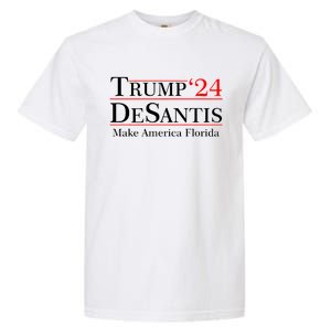 Make America Florida Trump DeSantis 2024 Garment-Dyed Heavyweight T-Shirt