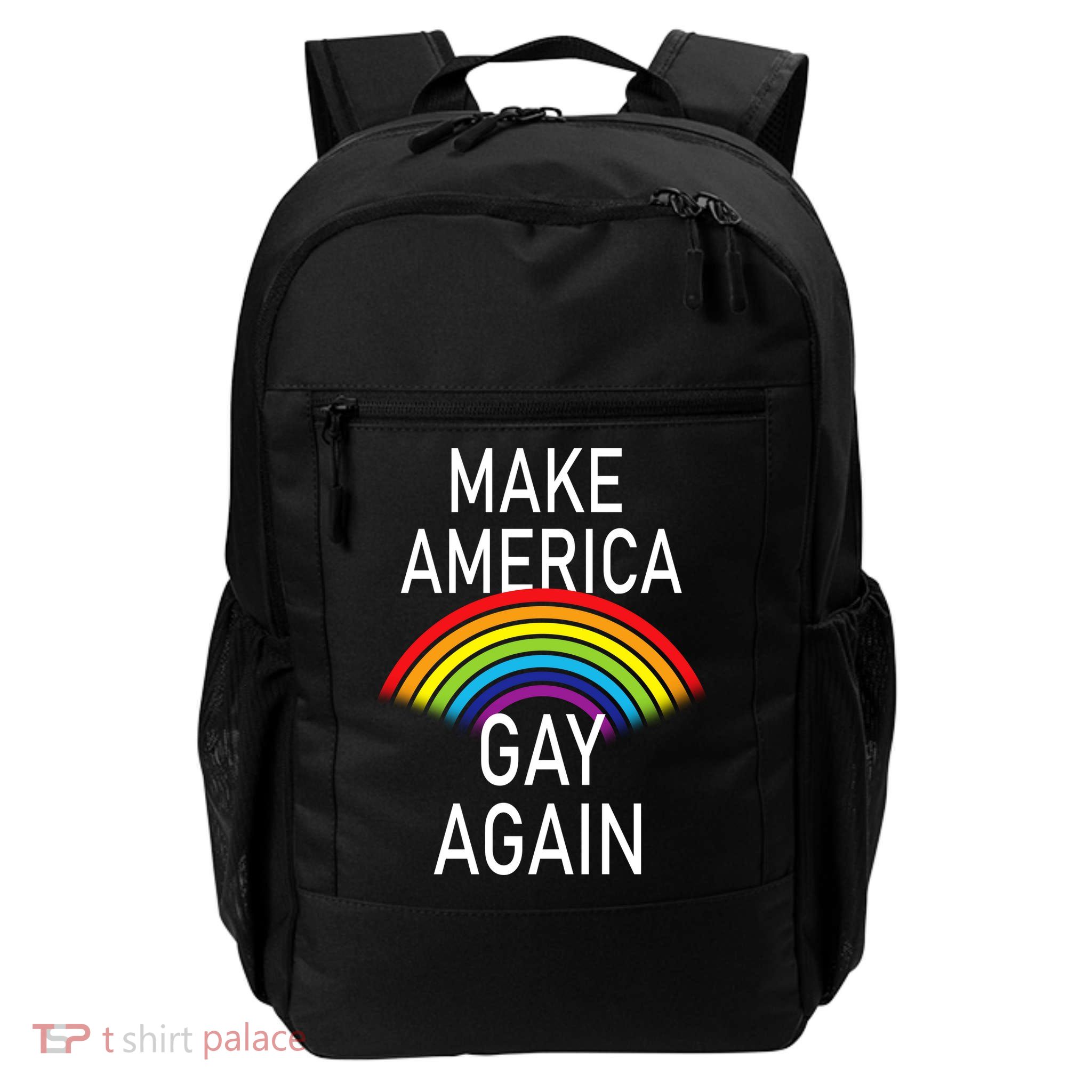 Make America Gay Again Rainbow Backpack