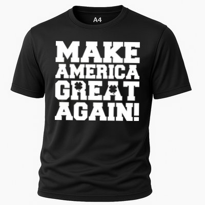Make America Great Again! Donald Trump St. Patrick's Day Clover Shamrocks Performance Shirt