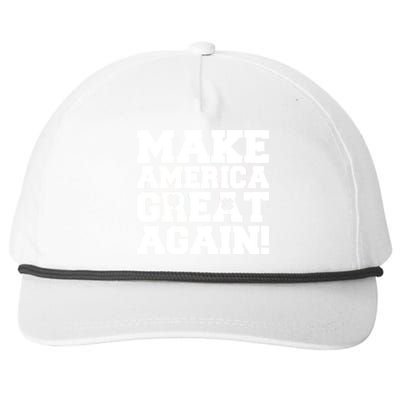 Make America Great Again! Donald Trump St. Patrick's Day Clover Shamrocks Snapback Five-Panel Rope Hat