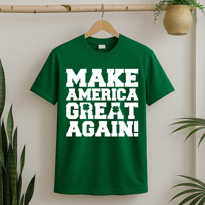 Make America Great Again! Donald Trump St. Patrick's Day Clover Shamrocks T-Shirt