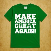Make America Great Again! Donald Trump St. Patrick's Day Clover Shamrocks T-Shirt