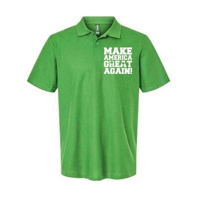 Make America Great Again! Donald Trump St. Patrick's Day Clover Shamrocks Softstyle Adult Sport Polo