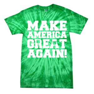 Make America Great Again! Donald Trump St. Patrick's Day Clover Shamrocks Tie-Dye T-Shirt