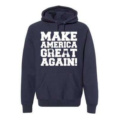 Make America Great Again! Donald Trump St. Patrick's Day Clover Shamrocks Premium Hoodie