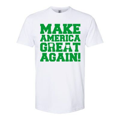 Make America Great Again! Donald Trump St. Patrick's Day Clover Shamrocks Softstyle® CVC T-Shirt