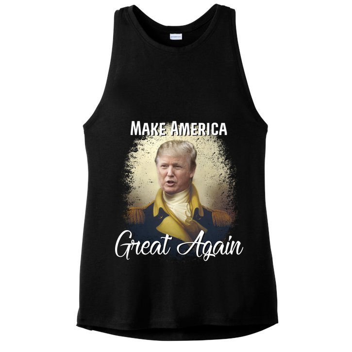 Make America Great Again Historic Trump Ladies PosiCharge Tri-Blend Wicking Tank