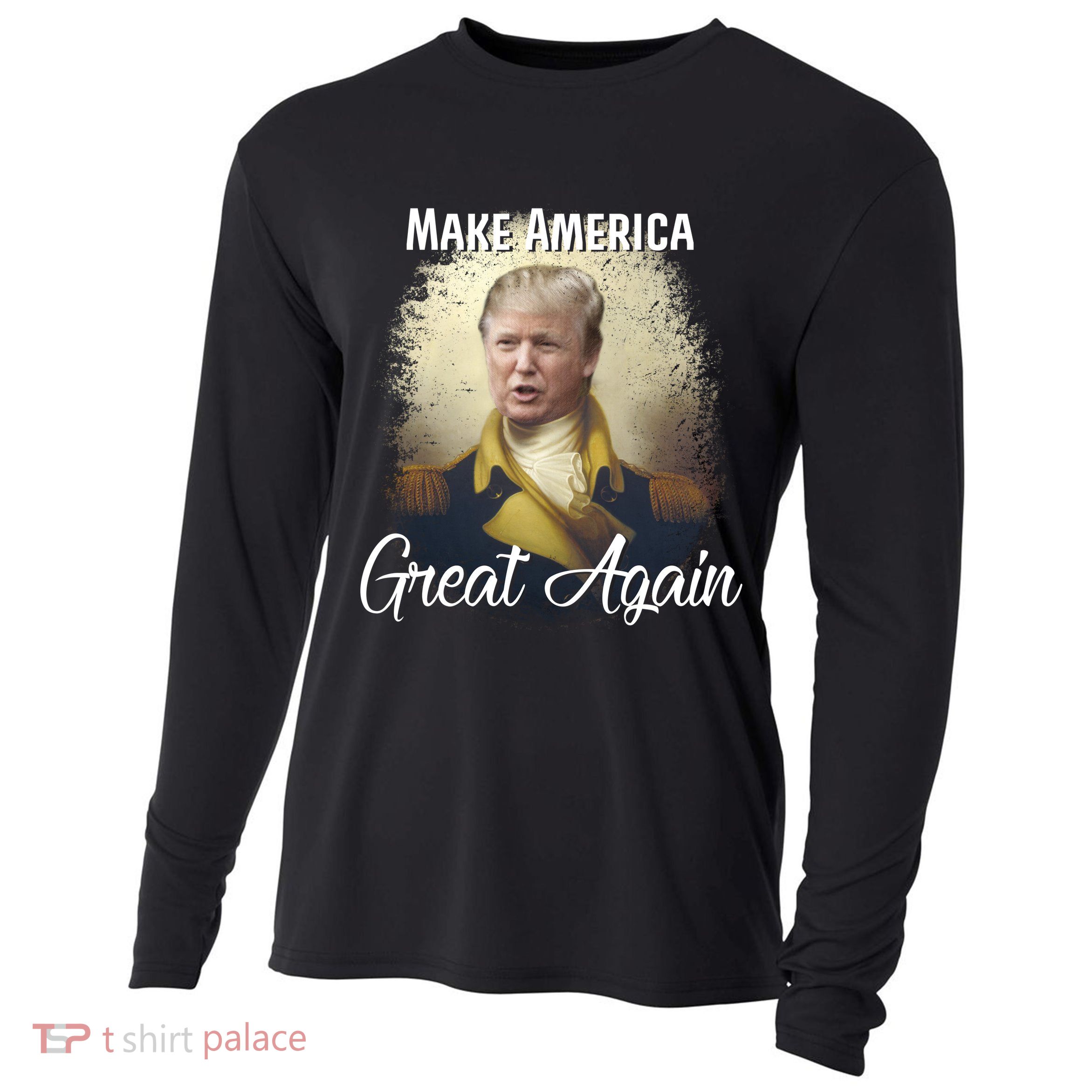 Make America Great Again Historic Trump Cooling Performance Long Sleeve Crew