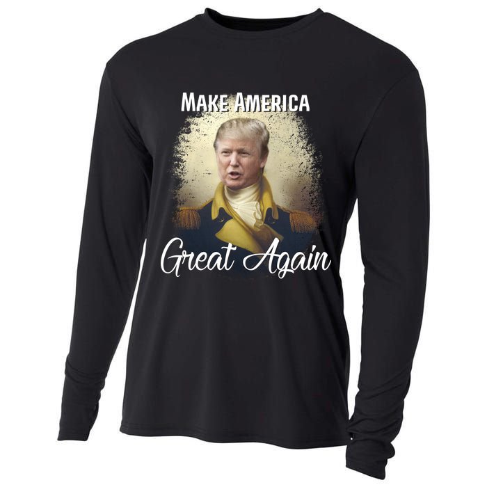 Make America Great Again Historic Trump Cooling Performance Long Sleeve Crew