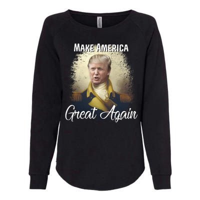 Make America Great Again Historic Trump Womens California Wash Sweatshirt