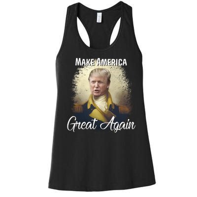 Make America Great Again Historic Trump Women's Racerback Tank