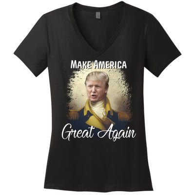 Make America Great Again Historic Trump Women's V-Neck T-Shirt