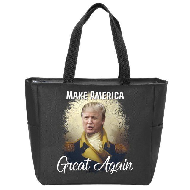 Make America Great Again Historic Trump Zip Tote Bag