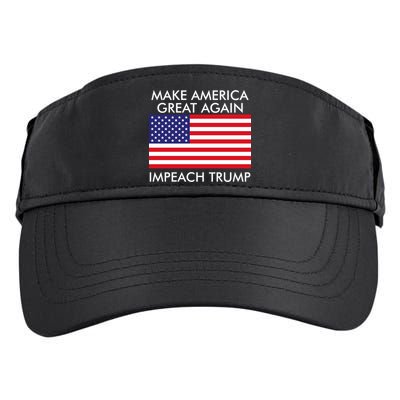 Make America Great Again Impeach Trump Anti Trump Adult Drive Performance Visor