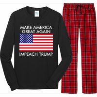 Make America Great Again Impeach Trump Anti Trump Long Sleeve Pajama Set