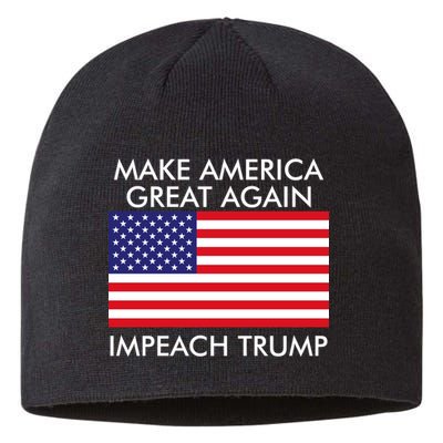 Make America Great Again Impeach Trump Anti Trump Sustainable Beanie