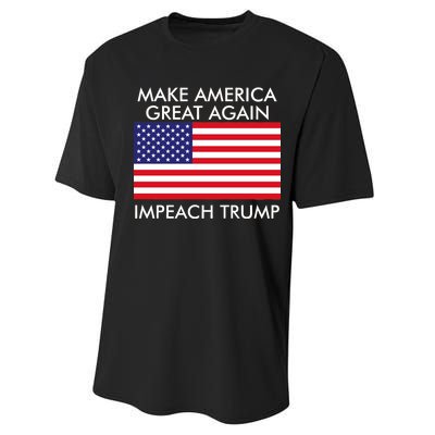 Make America Great Again Impeach Trump Anti Trump Performance Sprint T-Shirt