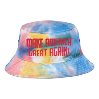 Make America Great Again Simple Logo Tie Dye Newport Bucket Hat