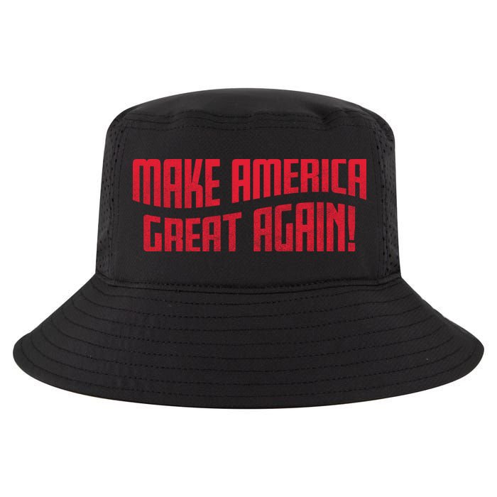 Make America Great Again Simple Logo Cool Comfort Performance Bucket Hat