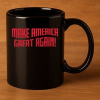 Make America Great Again Simple Logo 11oz C Handle Ceramic Mug