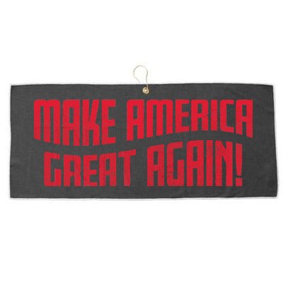 Make America Great Again Simple Logo Large Microfiber Waffle Golf Towel