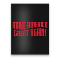 Make America Great Again Simple Logo Poster