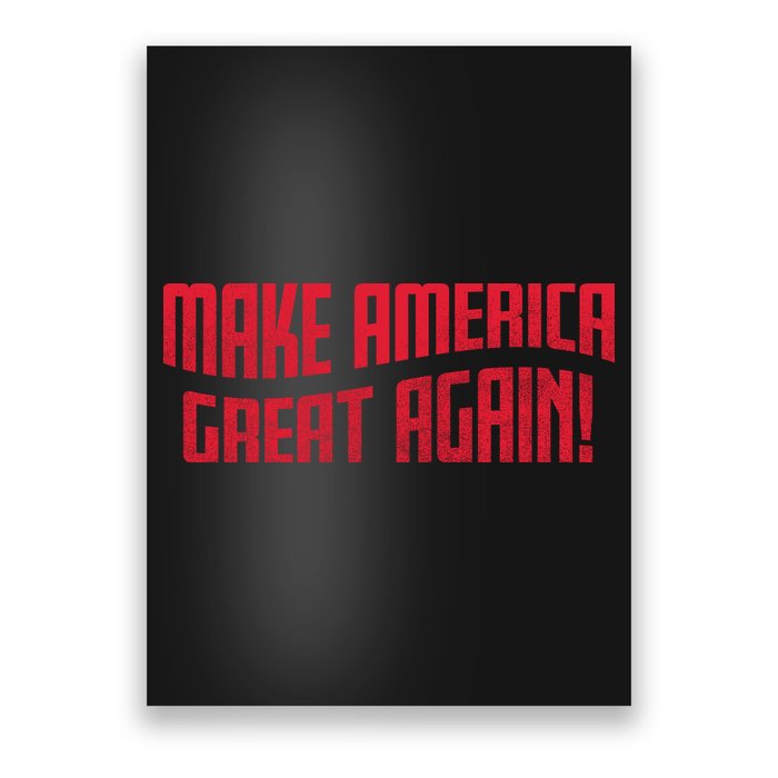 Make America Great Again Simple Logo Poster